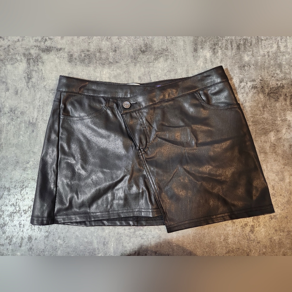 Future Collective leather skirt